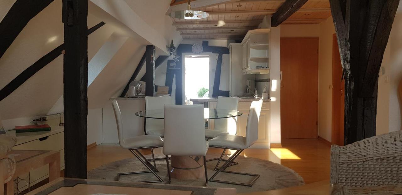 Penthouse Im Historischen Fachwerkhaus Mit Grosser Dachterrasse An Zentralster Lage Boppard Exterior photo